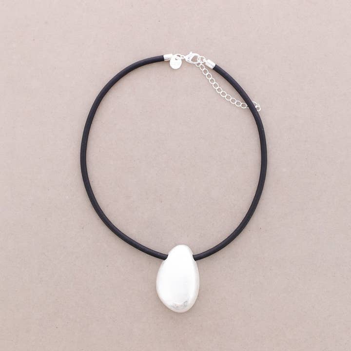 La Cuerda De Sol - Wholesale Snap Jewelry - Metal Drop Pendant Choker