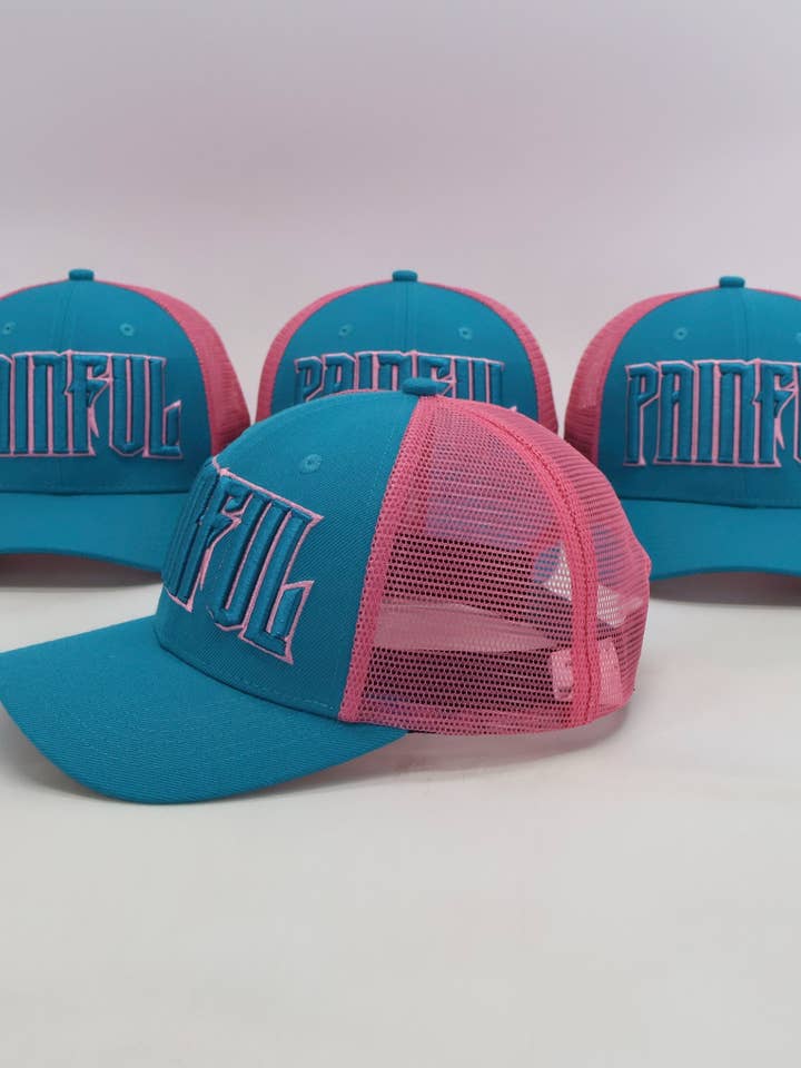 TRUCKER Cap Painful death moth for wholesale by Painful Clothing