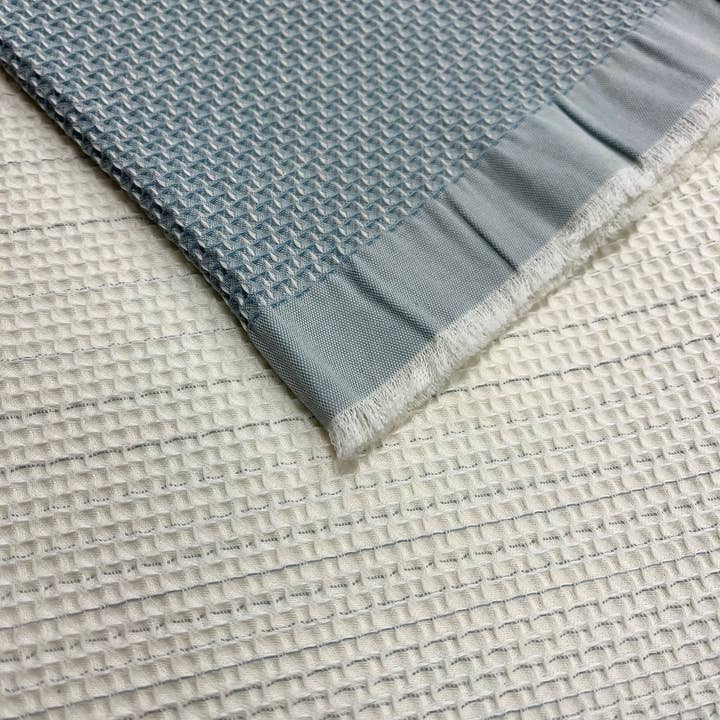 Abstract - Wholesale Beach Towel - Degradè honeycomb beach towel in pure cotton and satin border2