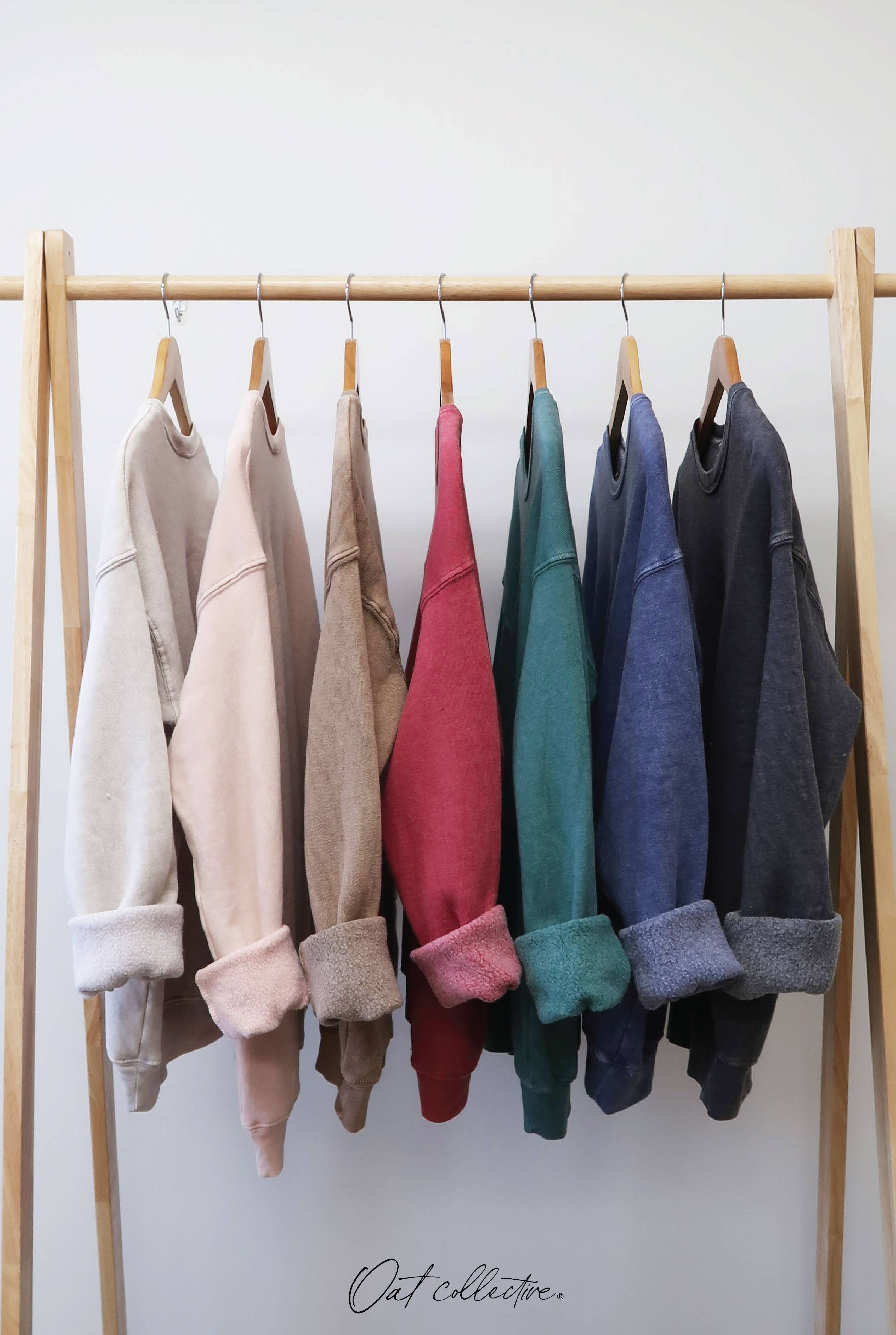 OAT COLLECTIVE - Wholesale Graphic Sweatshirt - Women's - SUPPORT YOUR LOCAL FARMERS Mineral Graphic Sweatshirt6