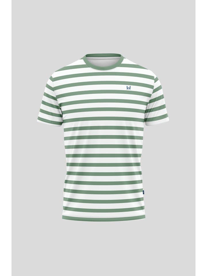 Custi Mikelo: Men's Clothing & Christmas Gifts - Vendita all'ingrosso Maglietta - Bambini - Maglietta a righe verde per bambini | Marsella6