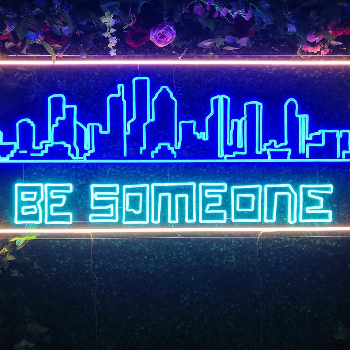 Wees iemand uit Houston, Houston, Texas Skyline, Neon Sign voor wholesale door Aoos Custom