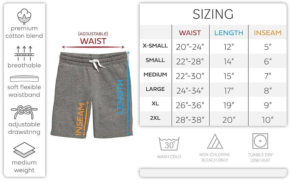 I-Wear Brands - Wholesale Shorts - Kids - Boys French Terry Cotton Drawstring Shorts With Pockets6