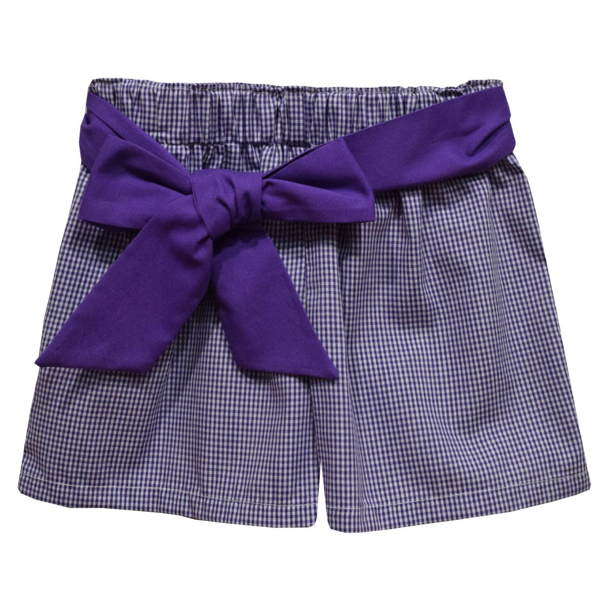 Vive La Fete - Wholesale Shorts - Kids - Gingham Girls Short with Sash7