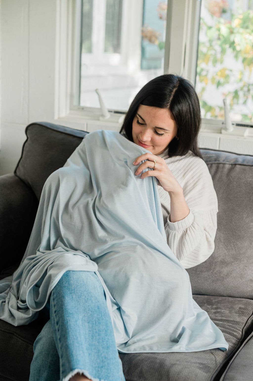 Peasy Co. - Wholesale Swaddle - Baby - Luxury Swaddle + Nursing Blanket12