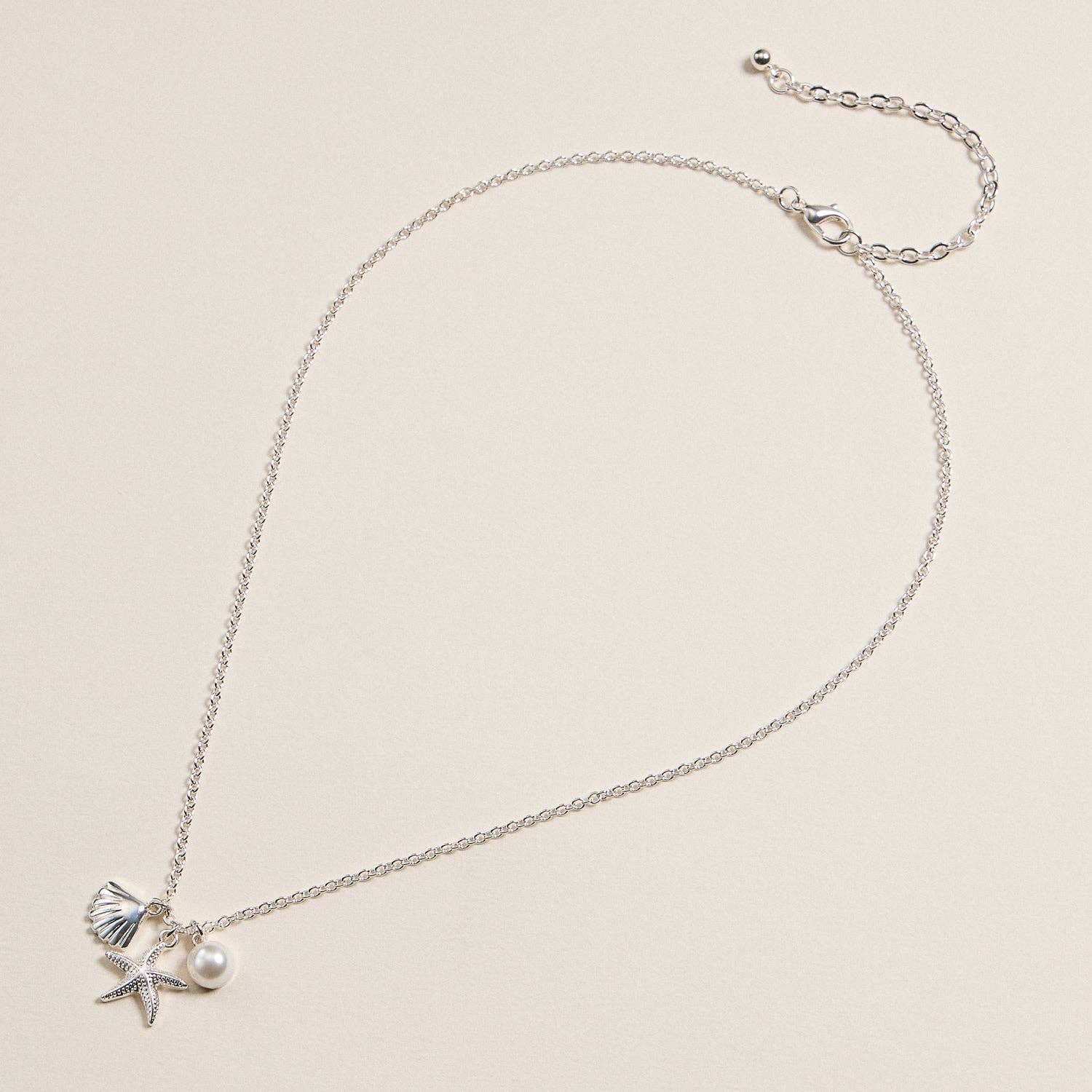 Lilla Haven - Wholesale Pendant/Charm Necklace - Seashell and Starfish Charm Necklace with Pearl3