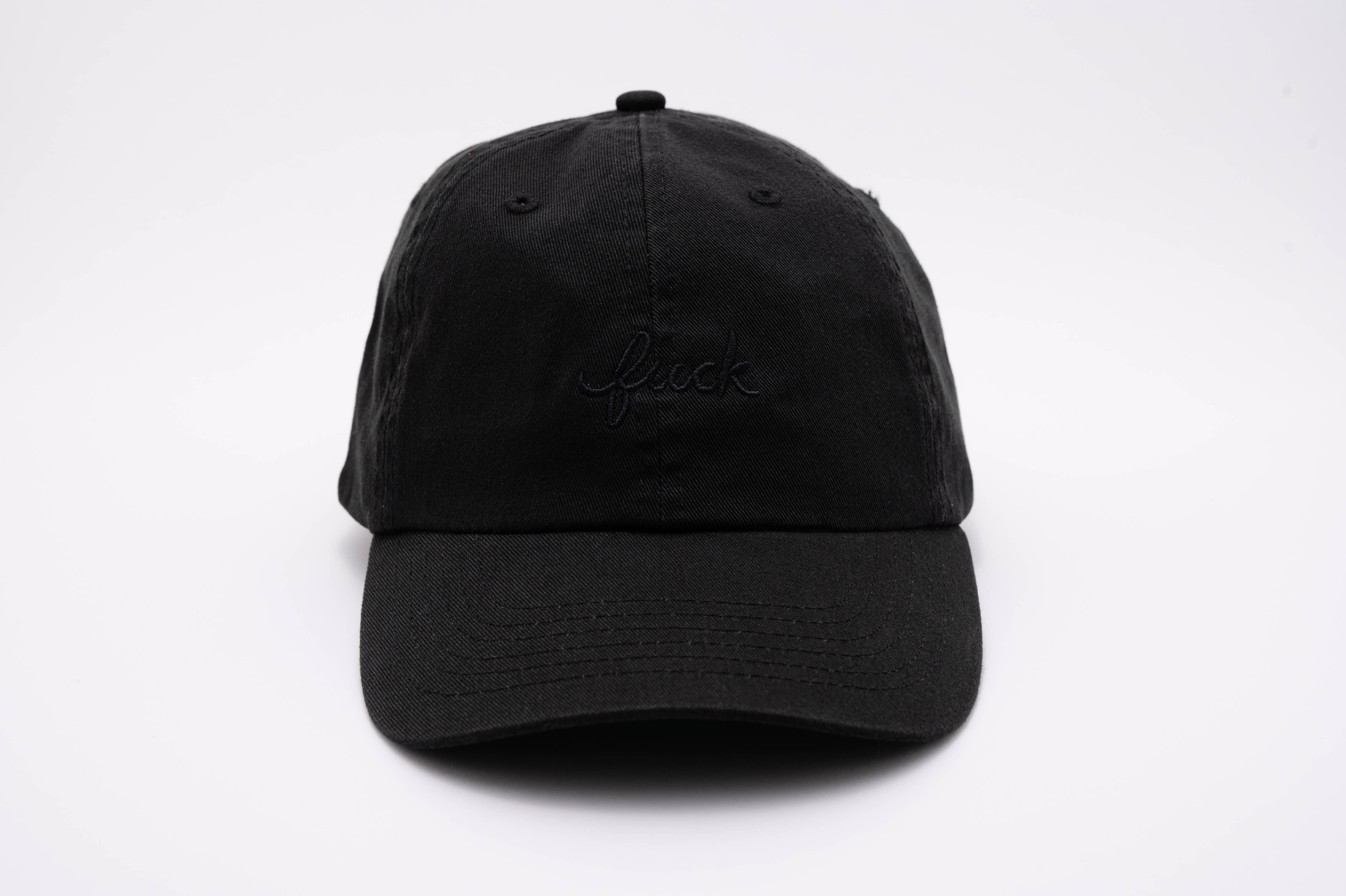 Larissa Loden - Wholesale Baseball Cap - Unisex - Fuck Script 100% Cotton Baseball Hat