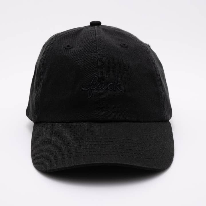 Larissa Loden - Wholesale Baseball Cap - Unisex - Fuck Script 100% Cotton Baseball Hat5