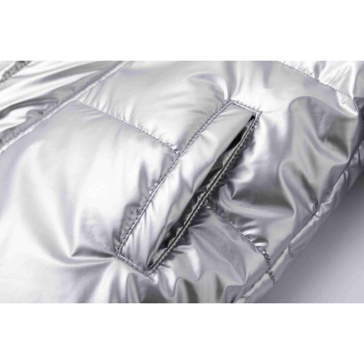 Newness Kids - Vendita all'ingrosso Cappotto - Bambini - Cappotto Bambino con Cappuccio Imbottito Colore Unito (3 Colori)3