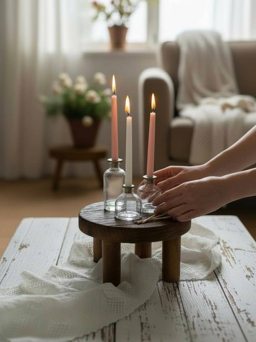 Made Market Co. - Wholesale Candle Holder - Skinny Taper Glass Candle Holder - Medium1