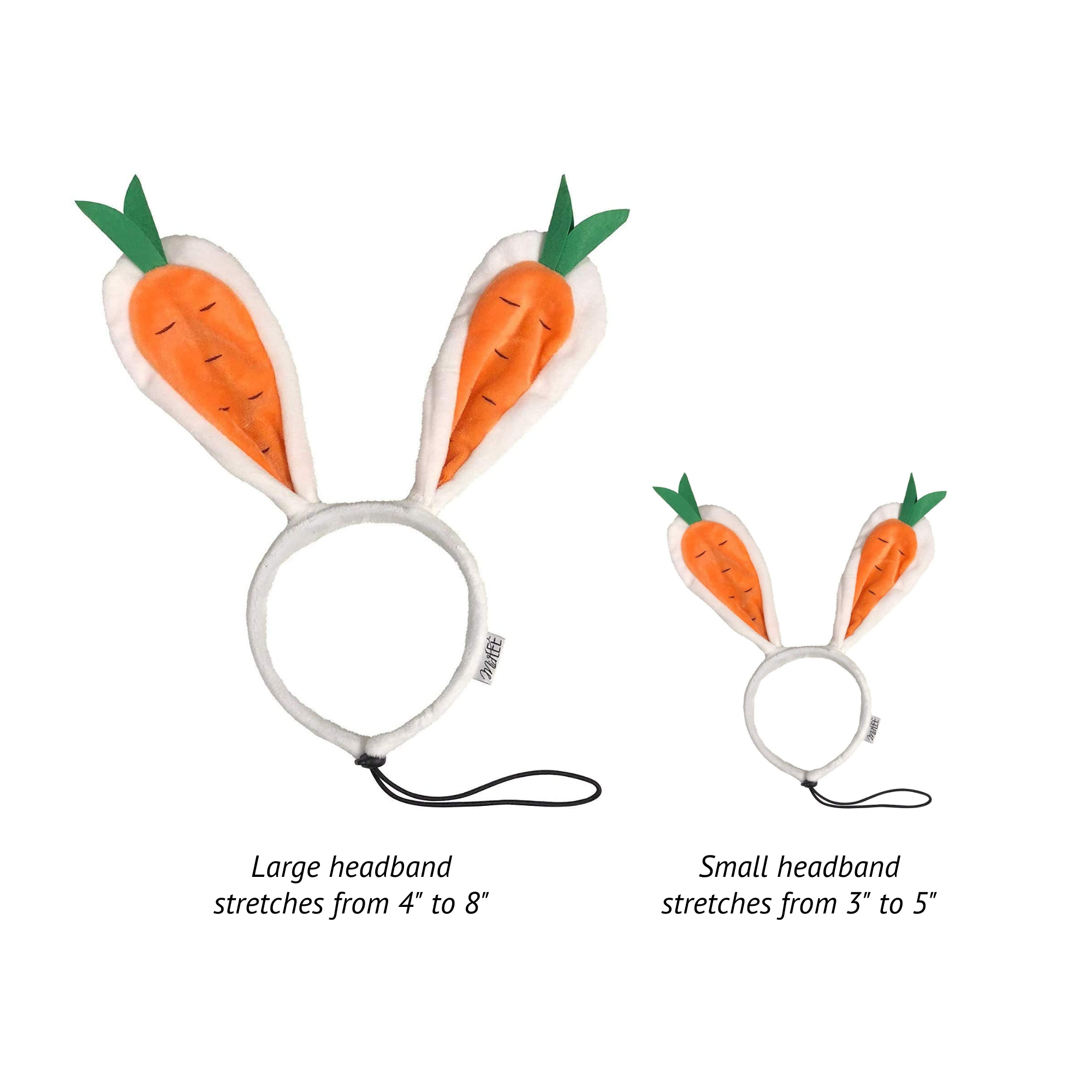 Midlee Designs - Wholesale Pet Hat - Dog - Midlee Carrot Bunny Ears Easter Dog Headband Costume7