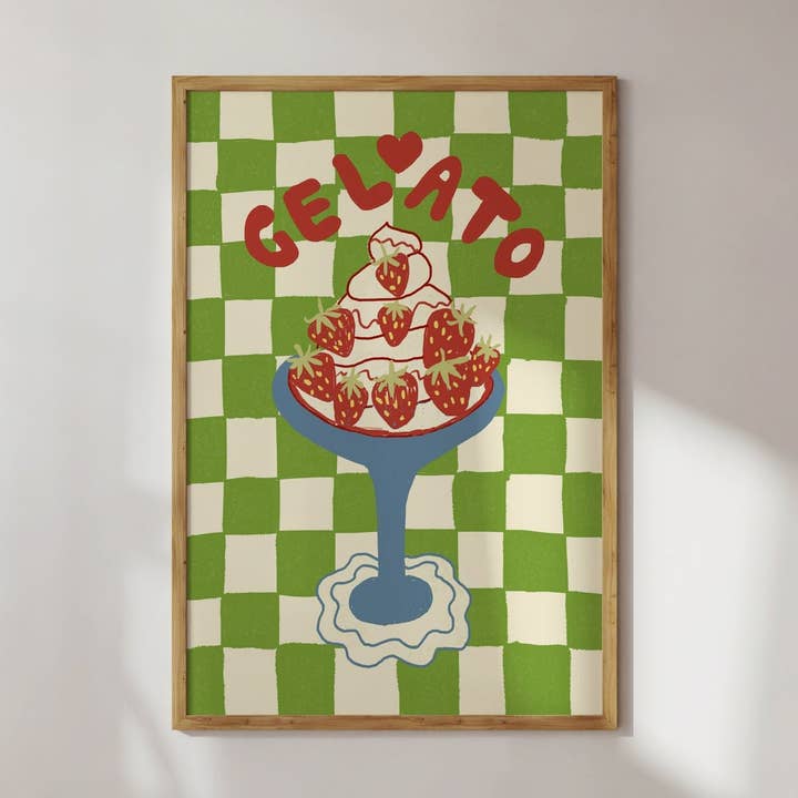 POSTER GELATO for wholesale by Studio Dolci