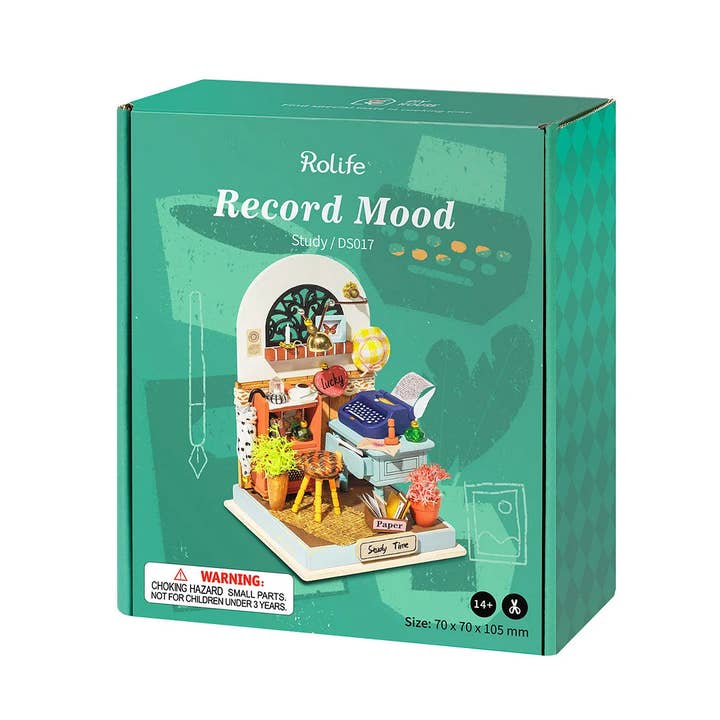 Magnote - Wholesale DIY Craft Kit - Rolife Record Mood (Study) DIY Miniature House Kit