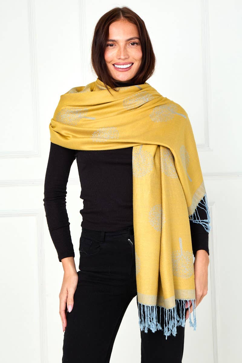 Superbia – wholesale Scarf – Women's – Super Soft Pashmina Scarf Shawl Wrap-2412 Life Tree28