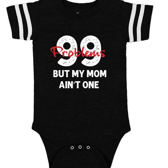 99 problemas, mas minha mãe não é um macacão por atacado de Mini FLEX KIDS