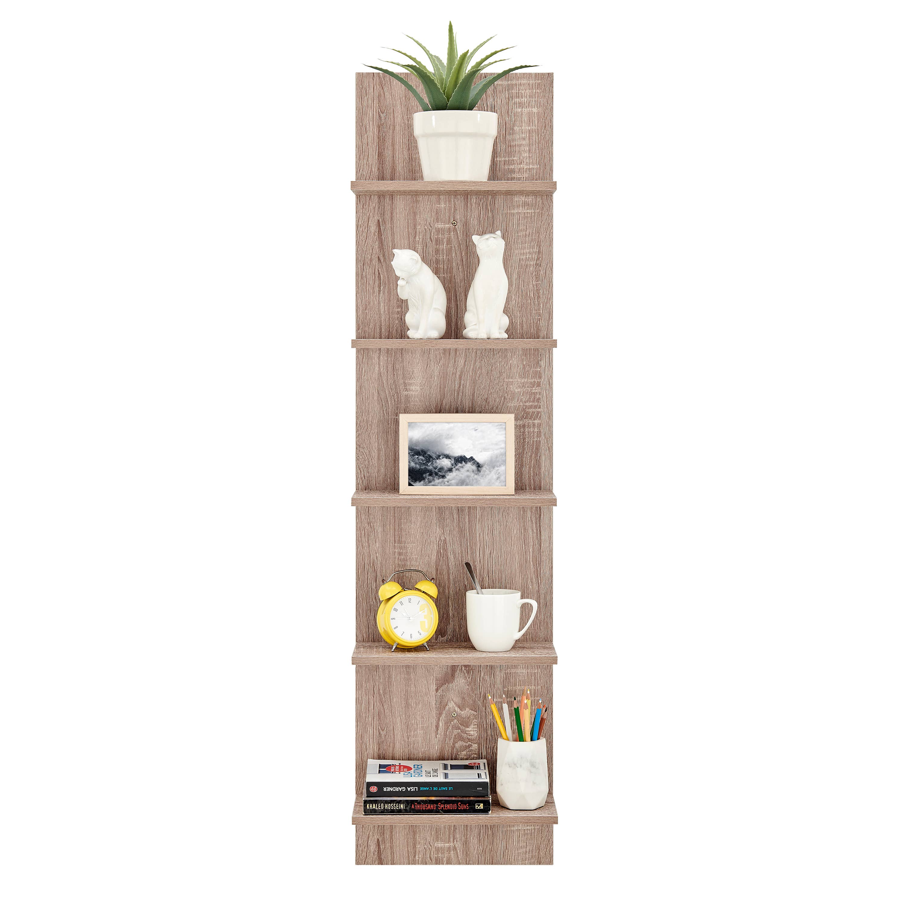 Danya B - Wholesale Wall Mounted Shelf - Five-Tier Wide Column Wall Shelf17