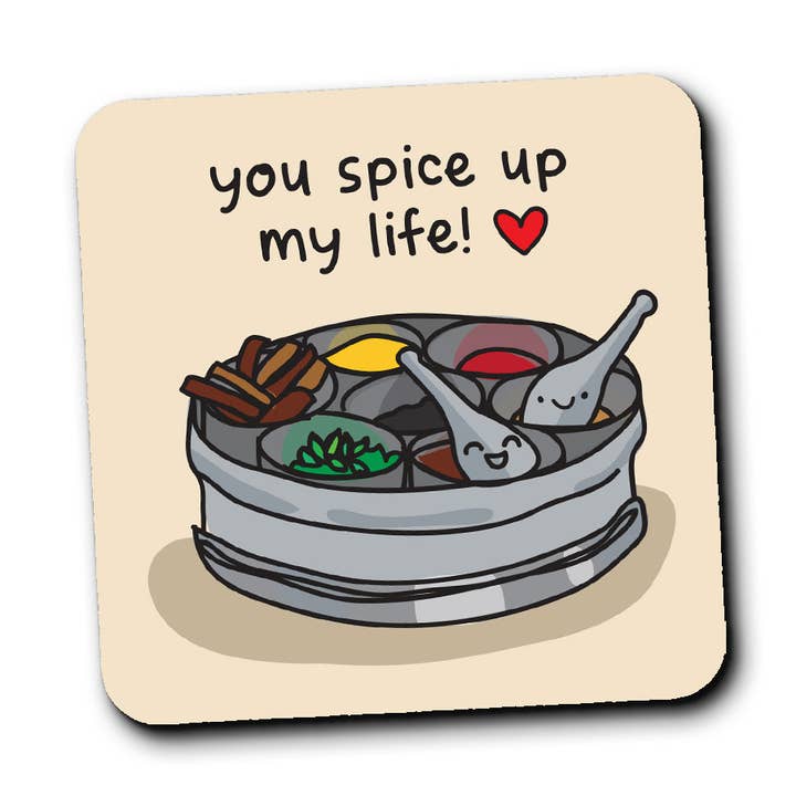 Du peppst mein Leben auf Untersetzer für den Großhandel von The Playful Indian