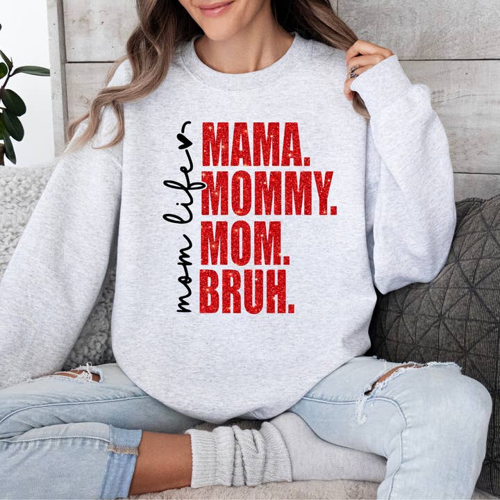 Mom Life Crewneck for wholesale by Mad Design Co. Ltd