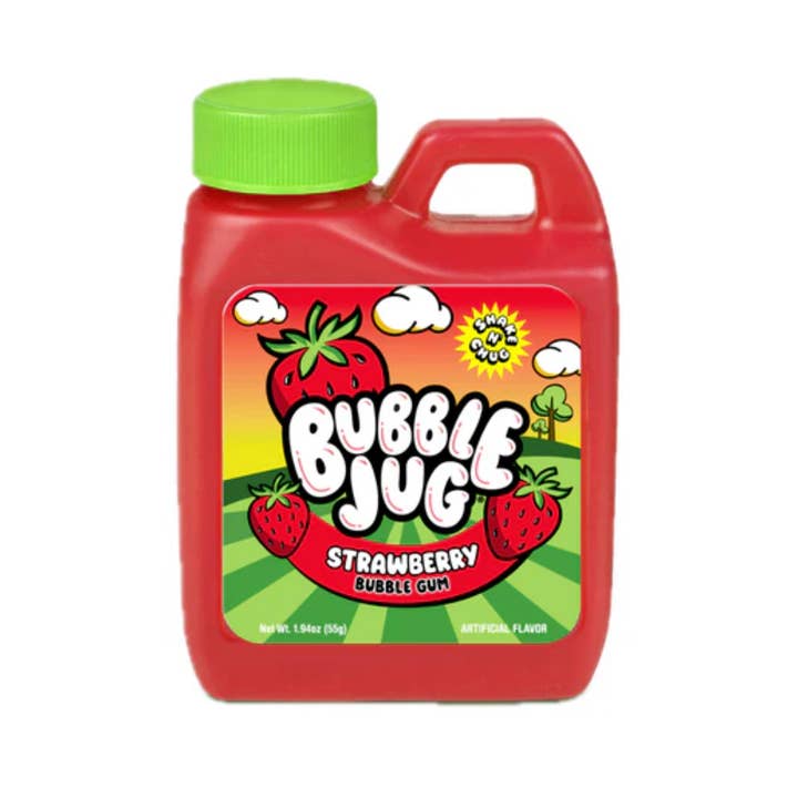 Bubble Jug Jordbær Tyggegummi 1,94 oz - 12 stk. for engroshandel hos I Got Your Candy