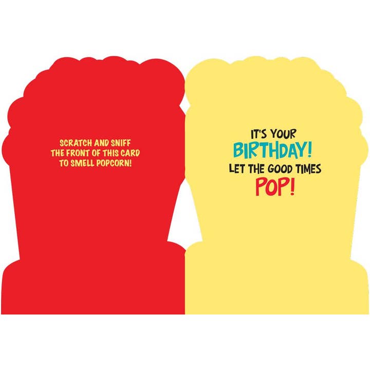 Paper House Productions - Wholesale Birthday Card - Popcorn Scratch & Sniff Card1