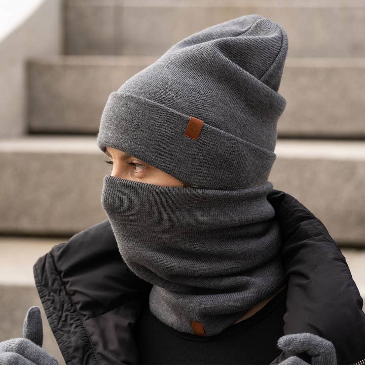 Women's Neck Gaiter Knitted Merino Wool for wholesale by menique