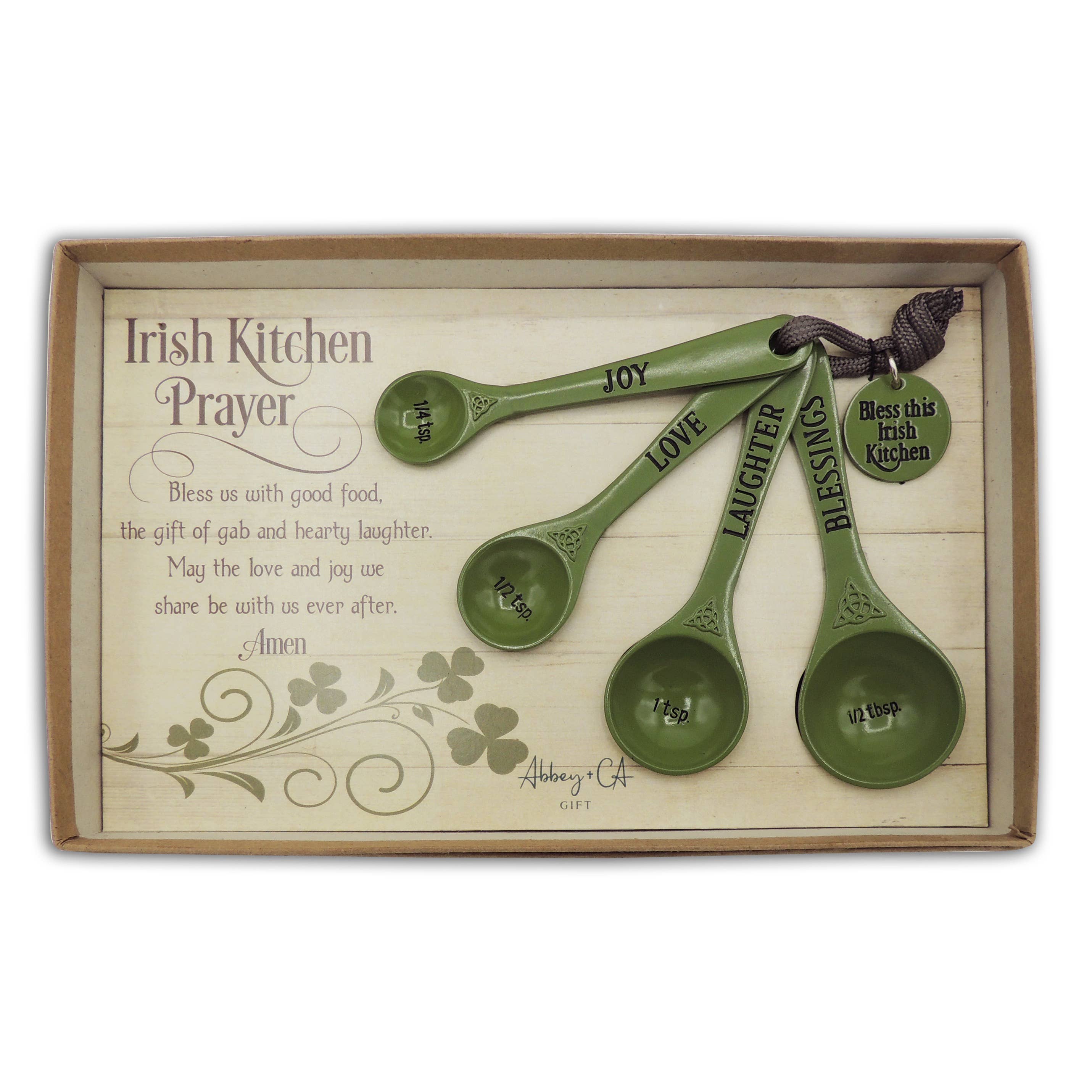 Abbey + CA Gift - Vendita all'ingrosso Cucchiaio misurino - Cucchiai Misuratori Preghiera della Cucina Irlandese1