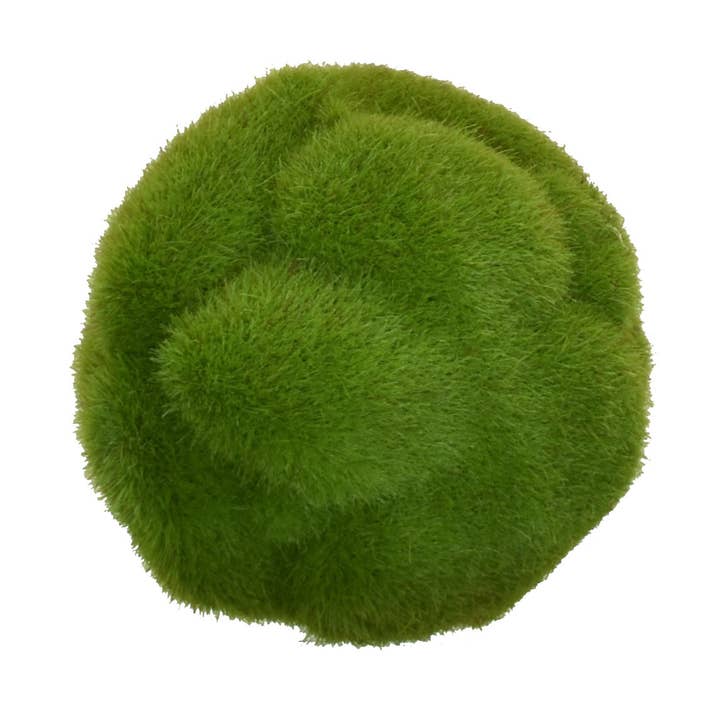 Faux Mood Moss Ball - 5.5 Inch for wholesale by Mills Floral Company