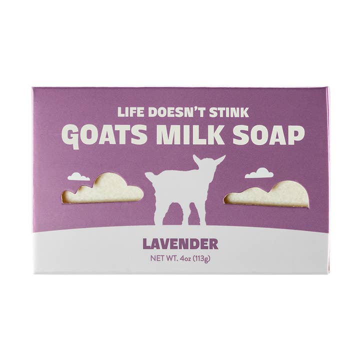 Lavender Goats Milk Soap for wholesale by Stinkbug Naturals