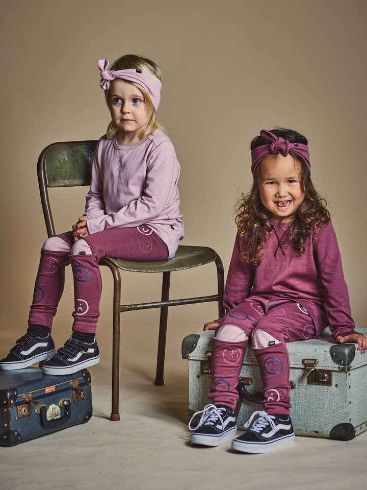 WYATT LÅNGÄRMAD TOPP | Lila för wholesale av Little Flock of Horrors