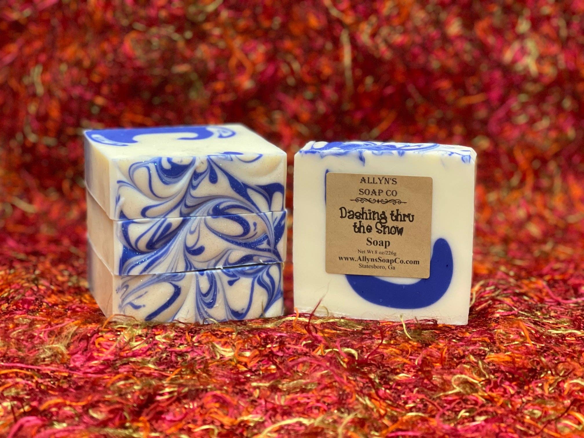 Allyn’s Soap Co. - Wholesale Bar Soap - Dashing thru the Snow Soap0