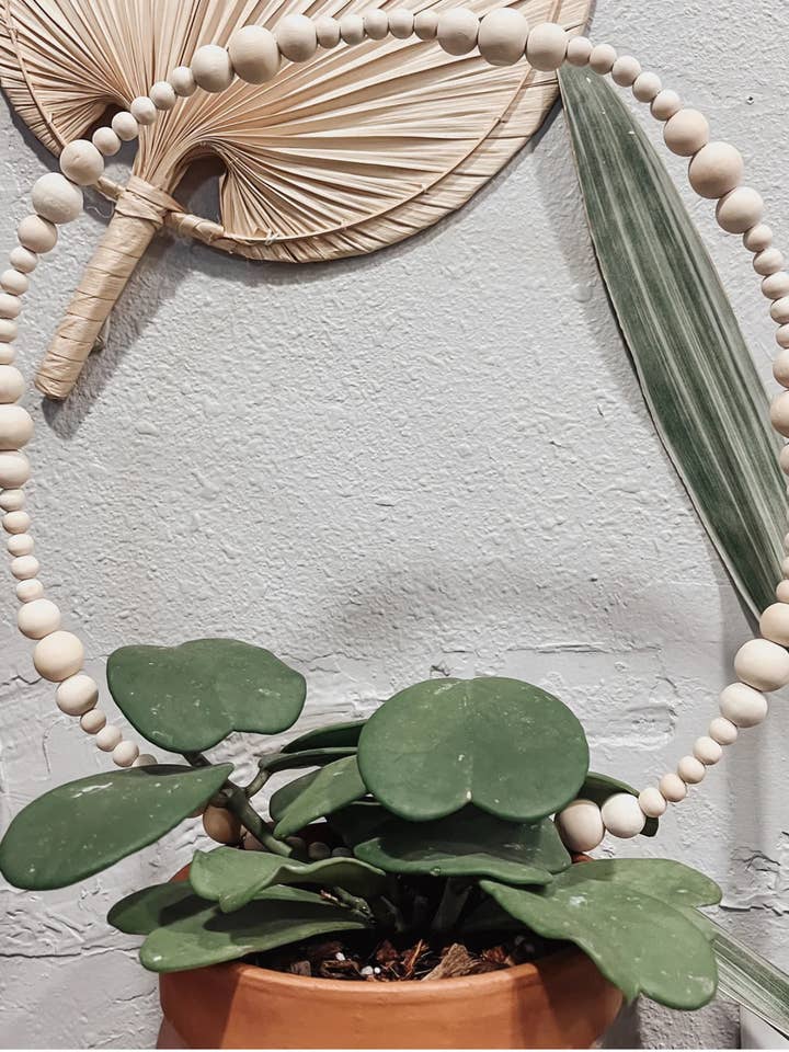 Large Wood Bead Trellis for wholesale by Modern Moon Child