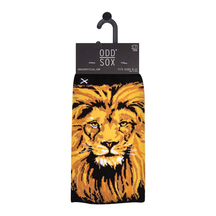 Odd Sox - Wholesale Socks - Men's - Lion - Mens Crew Straight