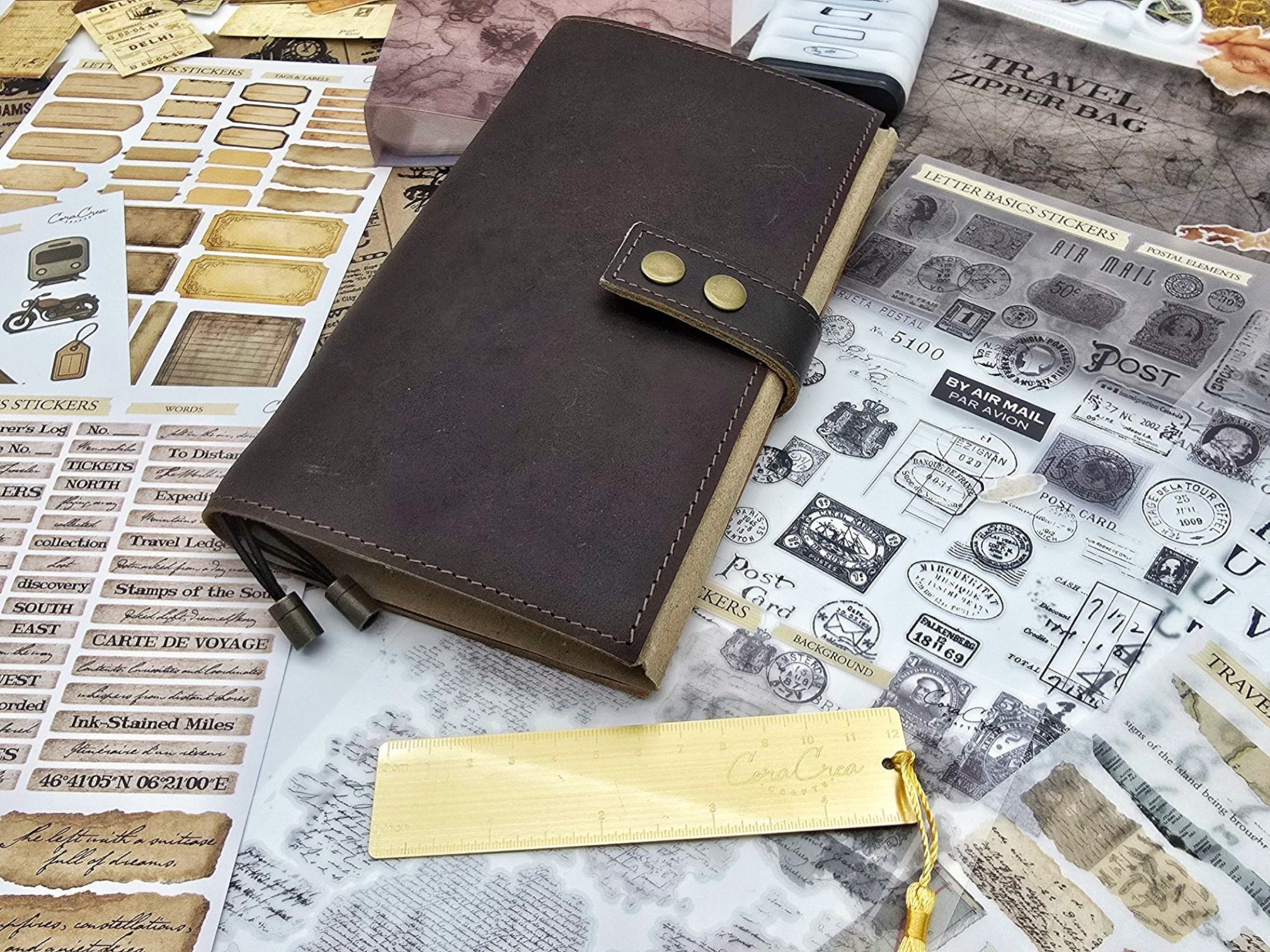 CoraCreaCrafts – wholesale DIY-pysselkit – Resedagbokssats2