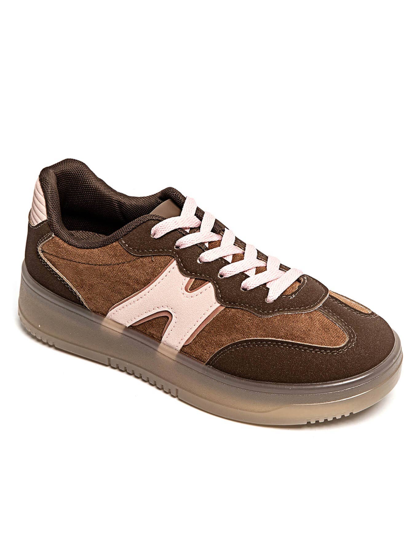 No Doubt Shoes – Engroshandel Lifestyle sneaker - Dame – KLASSISKE GADESKO I KONTRASTFARVER MED SNØREBÅND I IMITERET RUSKIND16