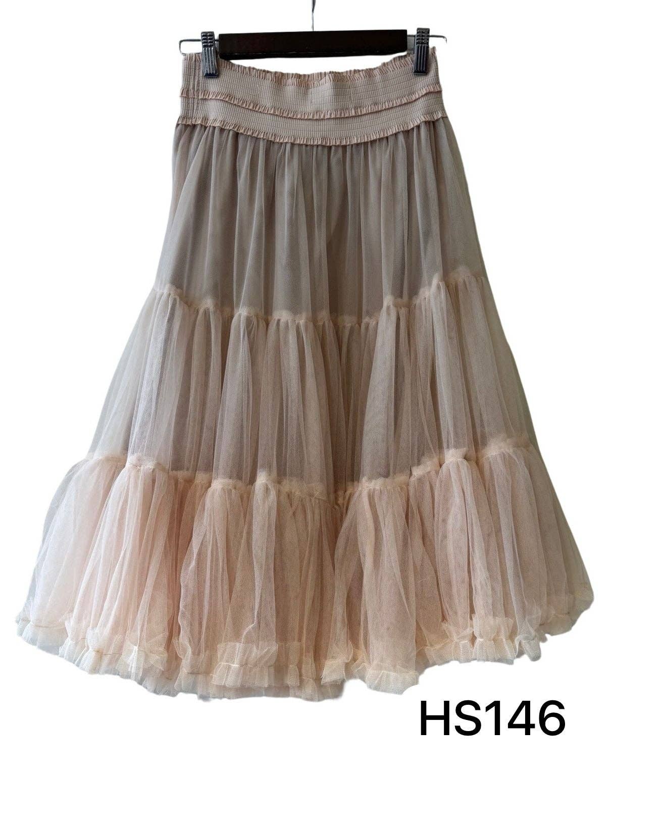 Invitadissimas - Wholesale Skirt - Women's - Pompous tulle midi skirt J87515