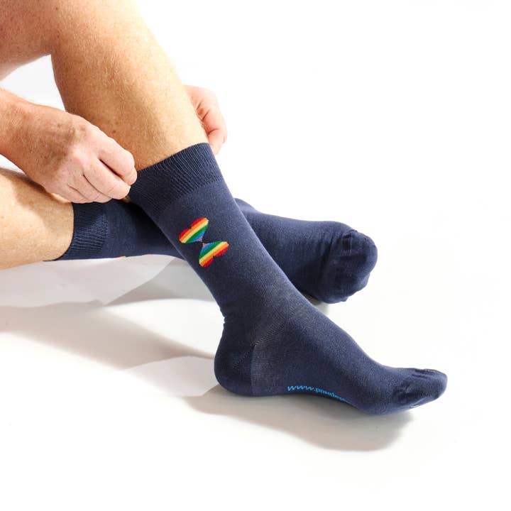 Sok met 2 hartjes voor wholesale door Pom de pin