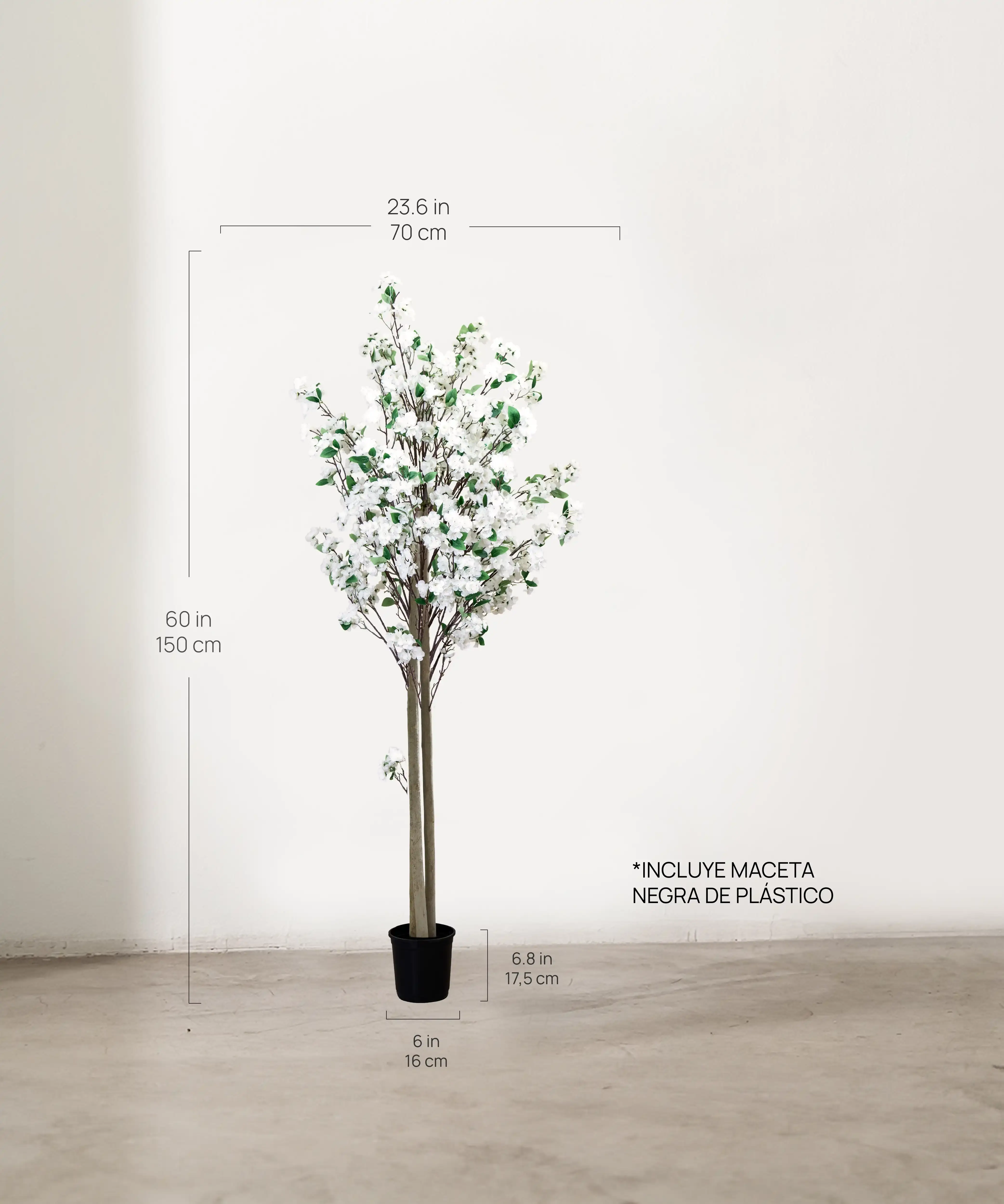 Maia Shop - Vendita all'ingrosso Piante artificiali - Mandorlo Artificiale 150 cm3