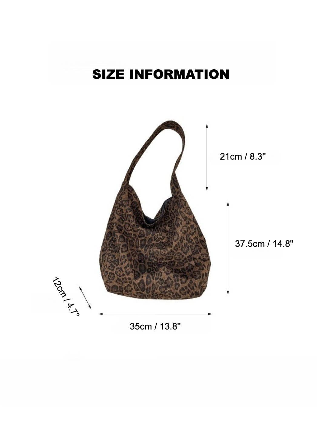 Funkyrel® Atzbranding Limited - Wholesale Shoulder Bag - Women's - Cosbai - Leopard Print Tote Shoulder Bag3