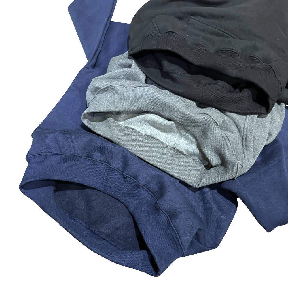 Factory Blanks – Hoodie – Unissexo por atacado – HOODIE PRETO 300GSM ALGODÃO POLIÉSTER FELPA - APENAS PARA O CANADÁ14