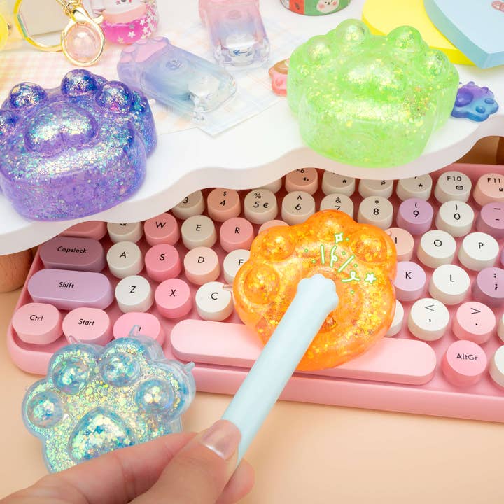 Kawaii Slime Company - Wholesale Squishy Toy - Kids & Baby - Gummy Kitty Paws Squishy Sensory Toy (12pcs/case)