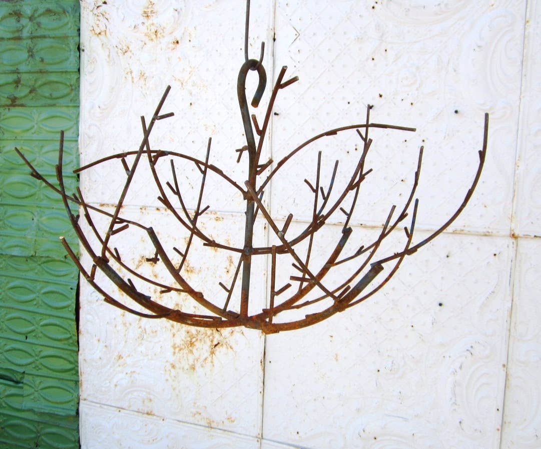 Garden Iron And More - Wholesale Outdoor Ornament/Decor - Hanging Branch Tree with Loop on Top2