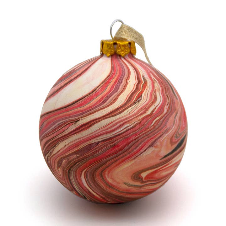 Marmor Paperie - Wholesale Ornament - Baubles - Red & Gold0