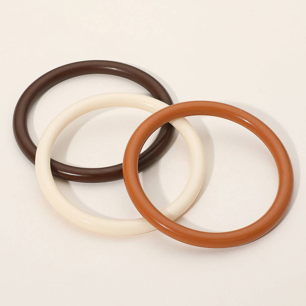 Sensibling Corp. - Venta al por mayor Juegos de joyas - 3PCS - Pulseras de Resina en Capas Múltiples2