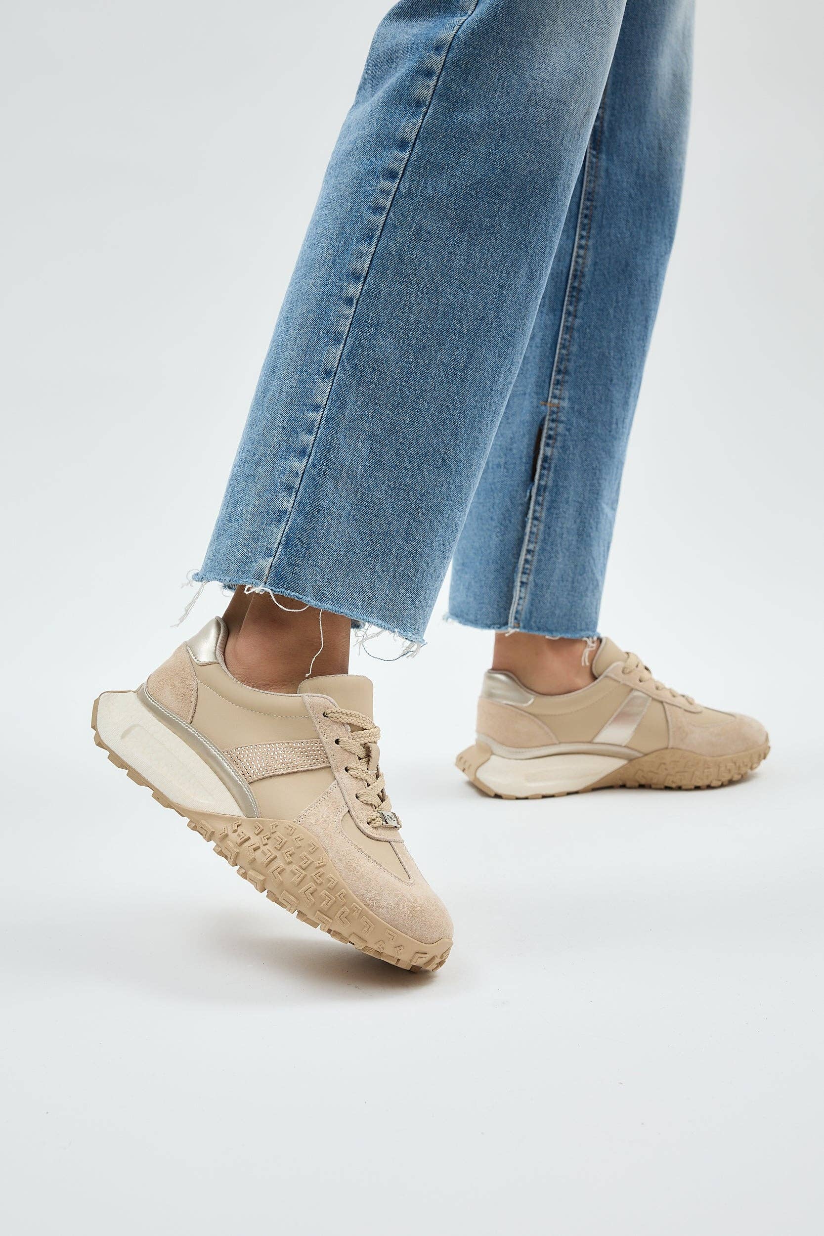 LONZA SHOES - Vente Baskets tendance – femme - Lenora Beige6