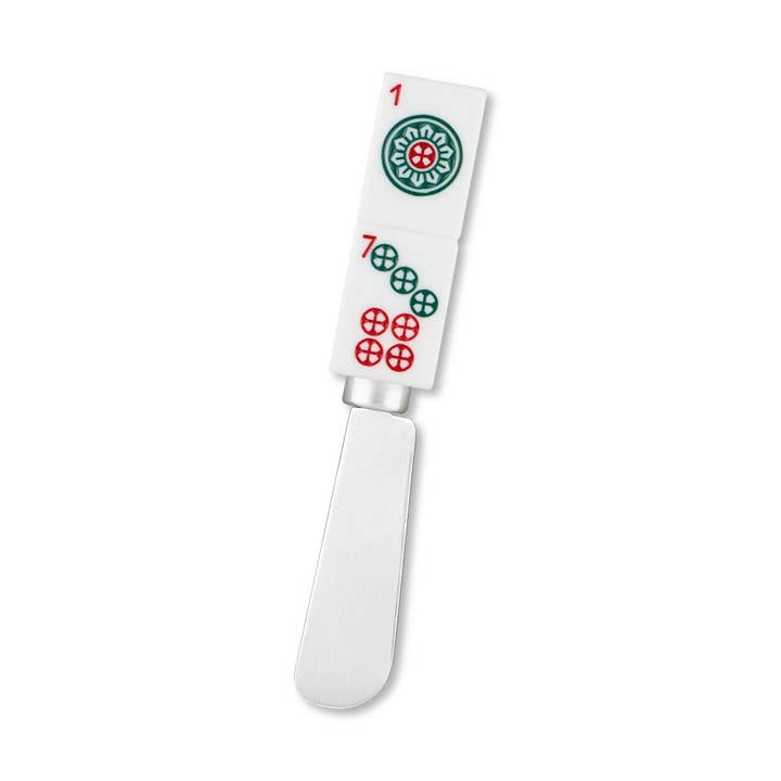 Supreme Housewares - Wholesale Cheese Spreader - Mahjong Circular Serenity Melamine Resin Cheese Spreader