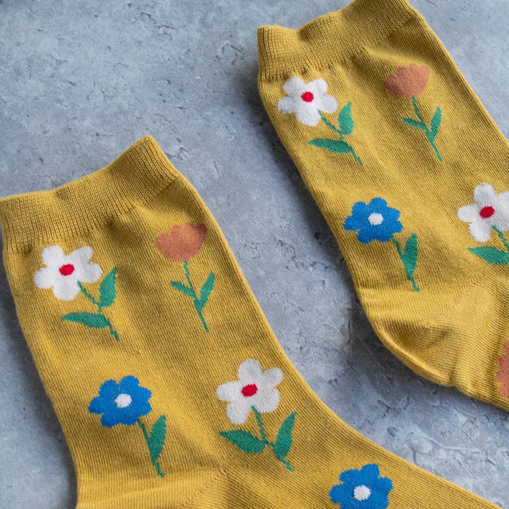 Tiepology - Wholesale Socks - Women's - Favorite Flower Casual Socks
