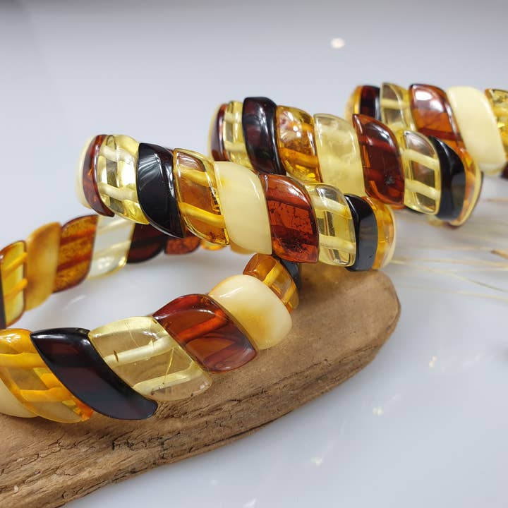 AmberLithuania – Großhandel Perlenarmband – Edelstein-Armband, Bernstein-Armband, Kristall-Armband