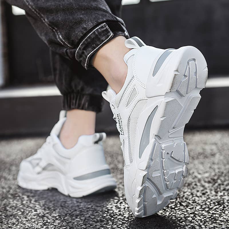 Calseosvic - Wholesale Lifestyle Sneakers - Men's - White Daddy Sports and Leisure Sneakers6