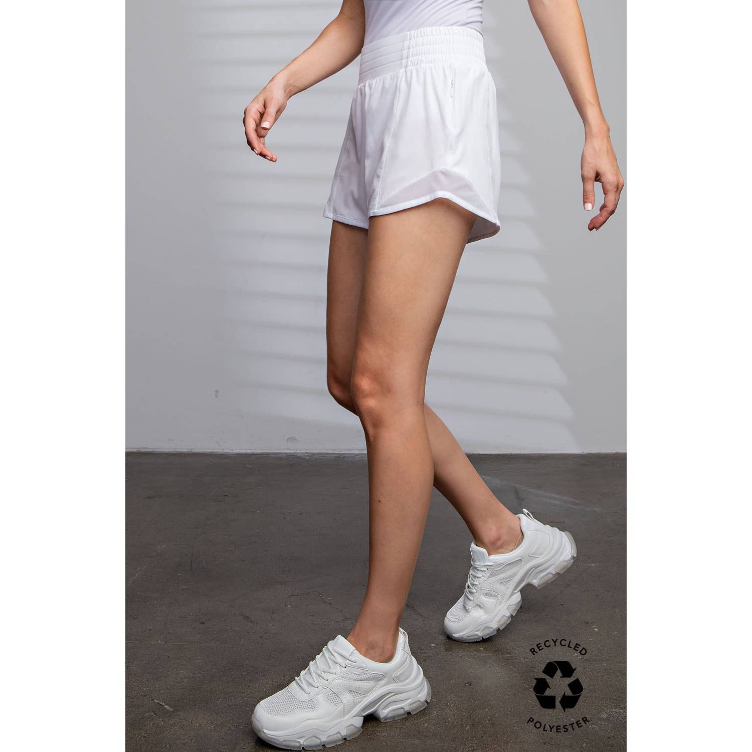 Rae Mode - Wholesale Athletic Shorts - Women's - RECYCLED ACTIVE SHORT WITH MESH60