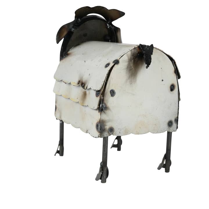 My Amigos Imports - Vendita all'ingrosso Statuette decorative - Super Mini Fattoria Animale-Pecora-ER-Metallo-7x9-Super Mini-Pecora2